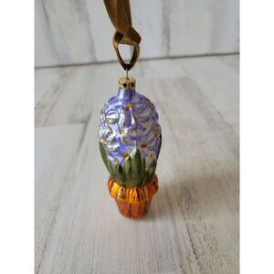 West Germany Flowers basket bouquet ornament Xmas tree‎